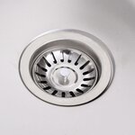 vidaXL Évier de camping Double lavabo avec robinet Acier inoxydable