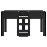 vidaXL Lit Superposé pour Enfants avec stockage Chêne noir 75 x 190 cm