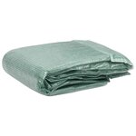 vidaXL Couverture de remplacement de serre (8 m²) 400x200x200 cm Vert
