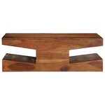 vidaXL Table basse 90x60x30 cm bois massif d'acacia