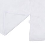 vidaXL Jupe de sapin de Noël blanche 150 cm en fausse fourrure