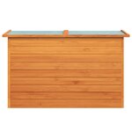 vidaXL Boîte de rangement de jardin 126x72x72 cm Bois