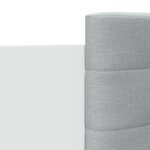 vidaXL Cadre de lit avec tête de lit blanc 120x200cm bois d'ingénierie