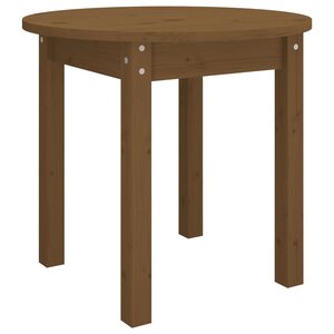 vidaXL Table basse Marron miel Ø 45x40 cm Bois massif de pin