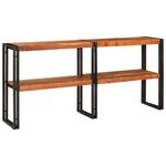 vidaXL Table console Marron 160 x 33 x 75 cm Bois d'Acacia Massif