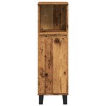 vidaXL Armoire de salle de bain vieux bois 30x30x100cm bois ingénierie