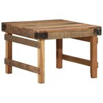 vidaXL Table basse Marron 60 x 55 x 40 cm Bois Recyclé Solide
