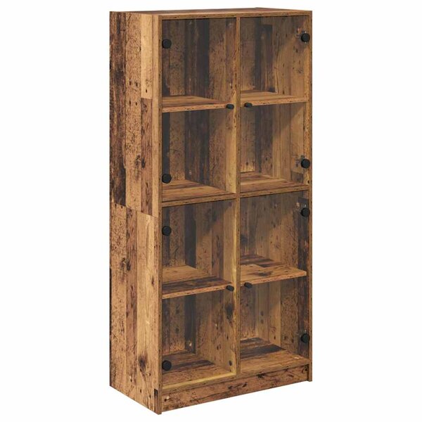 vidaXL Haut Armoire Bois Ancien 68 x 37 x 142 cm Bois d'ingénierie