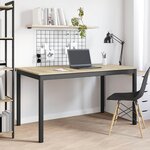 vidaXL Table de salle à manger / Table de repas MÉTAL