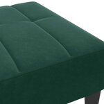 vidaXL Repose-pied vert foncé 77x55x31 cm velours