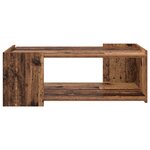 vidaXL Table basse Bois ancien 90 x 50 x 33 cm Bois d'ingénierie
