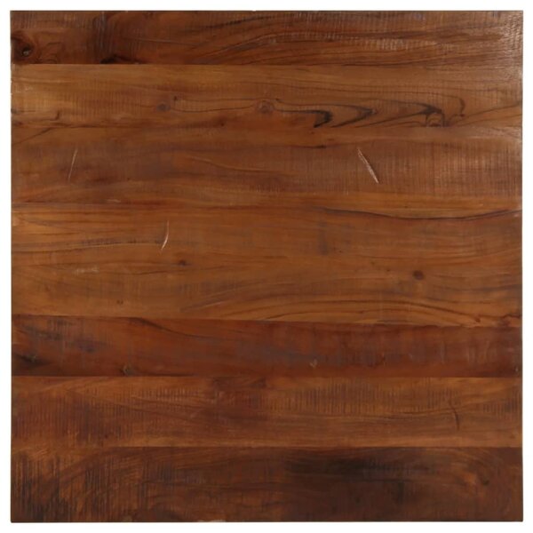 vidaXL Dessus de table 70x70x2 5 cm carré bois massif de récupération