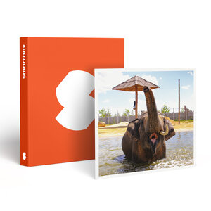 SMARTBOX - Coffret Cadeau Tanière Zoo Refuge : immersion avec les carnivores ou les éléphants pour 2 personnes - Multi-thèmes