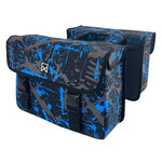 Willex Sacoches de vélo Ice 34 L bleu et noir