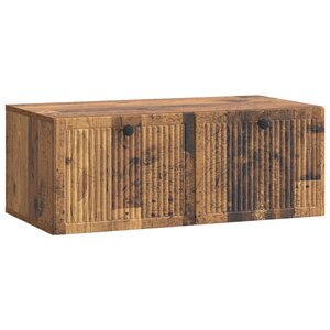 vidaXL Meuble TV mural Bois ancien 78 5 x 41 x 30 cm Bois d'ingénierie