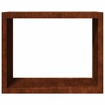 VidaXL Étagère à bois 100x40x80 cm acier résistant aux intempéries