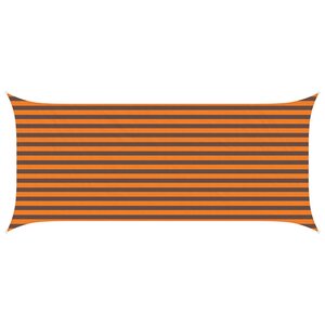 vidaXL Voile d'ombre Orange et marron 4 5 x 2 m 100 polyester Oxford