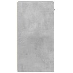 vidaXL Tables de chevet 2 Pièces gris béton 35x34x65 cm bois ingénierie