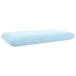 vidaXL Coussin de sommeil Uni Blanc 70 x 36 x 13 cm