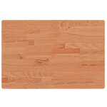 vidaXL Dessus de table 60x40x2 5 cm rectangulaire bois massif de hêtre
