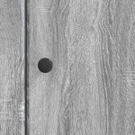 vidaXL Meuble TV Sonoma gris 99 x 34 5 x 50 cm Bois d'ingénierie