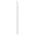 vidaXL Tête de lit Blanc brillant Bois d'ingénierie