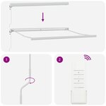 vidaXL Auvent Rétractable Multicolore 300 x 250 cm Tissu et Métal