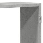 vidaXL Étagère murale gris béton 159x18x65 cm bois d'ingénierie
