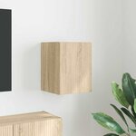 vidaXL Meuble TV mural Sonoma 30 x 31 x 40 cm Bois d'ingénierie