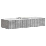 vidaXL Table d'appoint murale 87 5 x 34 5 x 17 cm Bois d'ingénierie