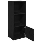 vidaXL Bibliothèque chêne noir 31x24x77 cm bois d'ingénierie