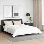 vidaXL Duvet d'hiver avec oreiller 3 Pièces Blanc Microfibre