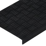 vidaXL Marches d'escalier 10 Pièces 25x75 cm caoutchouc
