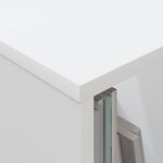 vidaXL Étagère à magazines Blanc 68 5 x 30 x 45 cm