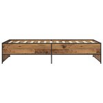 vidaXL Cadre de lit Bois ancien 80 x 200 cm Bois d'ingénierie