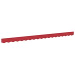 vidaXL Bande de Auvent pour cadre de 4 m Rouge 3.8x0.2 m
