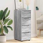 vidaXL Armoire de rangement Gris Sonoma 40 x 48 x 105 cm