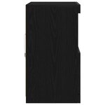 vidaXL Buffet Noir 60 x 37 x 67 cm Bois d'ingénierie