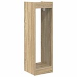 vidaXL Support de Plante Chêne Sonoma 30 x 30 x 100 cm