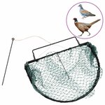 vidaXL Piège à oiseaux vert 40 cm acier