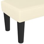 Banc banquette crème 70 x 30 x 30 cm synthétique 02_0010478