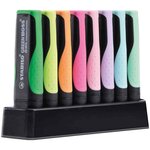 Surligneur GREEN BOSS Pastel  set de bureau de 8 STABILO