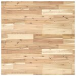 vidaXL Dessus de table carré 80x80x2 cm bois massif d'acacia
