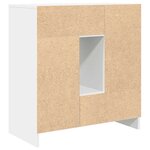 vidaXL Buffet avec tiroirs et portes blanc 70 5x34x74 5 cm