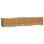 vidaXL Meuble TV 147 x 34 5 x 27 cm Chêne artisanal Bois d'ingénierie