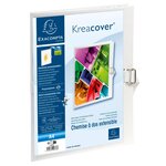 Chemise à dos extensible personnalisable dos 130mm coloris blanc EXACOMPTA