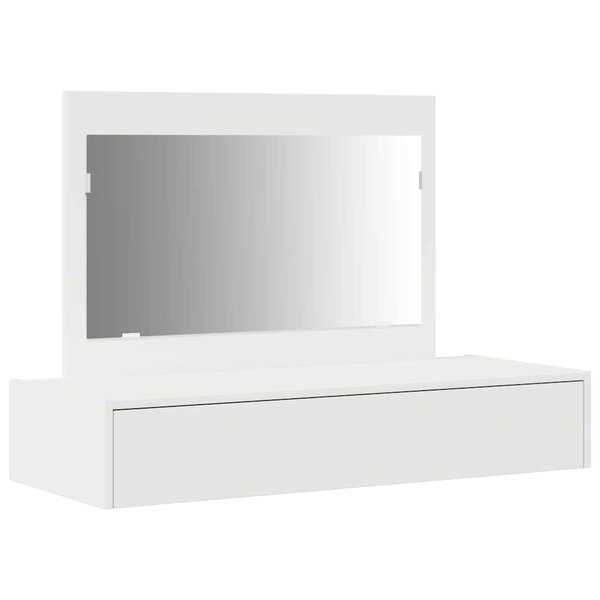 vidaXL Table de Toilette Blanc 100 x 40 x 70 cm Bois d'ingénierie