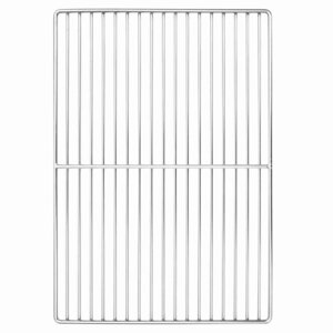 vidaXL Grille de barbecue Argenté 47 x 32 5 cm Acier inoxydable