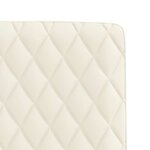 vidaXL Chaises à manger lot de 6 crème velours