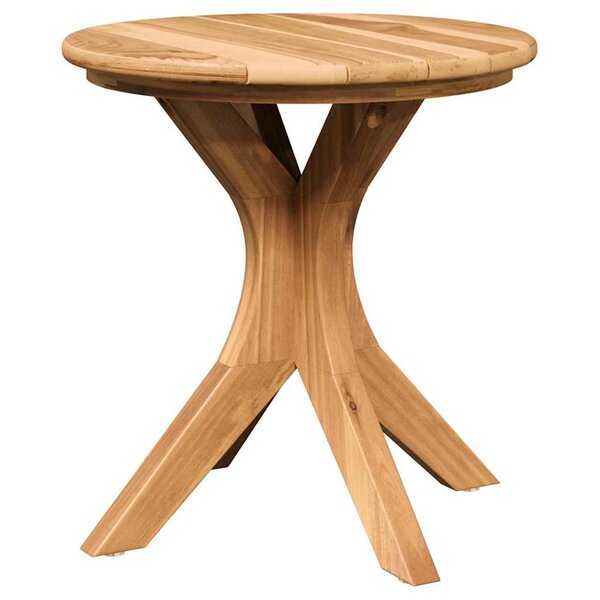 vidaXL Table d'appoint Marron 40 x 40 x 41 cm Bois de teck massif
